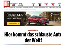 Bild zum Artikel: Neuer Audi A8 - Hier kommt das schlauste Auto der Welt!