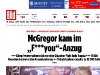 Bild zum Artikel: McGregors Kampfansage - „Ich knocke ihn in vier Runden aus!“