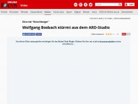 Bild zum Artikel: Eklat bei 'Maischberger' - Das ist der Moment, als Bosbach aus dem Studio stürmt