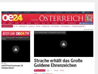 Bild zum Artikel: Strache erhält das Große Goldene Ehrenzeichen