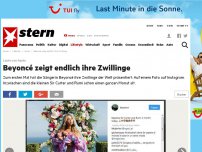 Bild zum Artikel: Leute von heute: Beyoncé zeigt endlich ihre Zwillinge