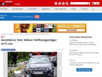 Bild zum Artikel: Köln - Autofahrer fuhr Kölner Hoffnungsträger (†17) um