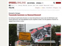Bild zum Artikel: Kleinstadt in Thüringen: Tausende kommen zu Neonazi-Konzert