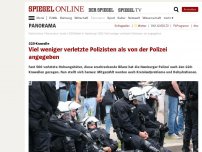 Bild zum Artikel: G20-Krawalle: Viel weniger verletzte Polizisten als von der Polizei angegeben