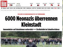 Bild zum Artikel: Polizei im Großeinsatz - 5000 Neonazis wollen Kleinstadt überrennen