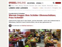 Bild zum Artikel: Grundschule in Schwaben: Warum tragen Ihre Schüler Ohrenschützer, Frau Schmid?