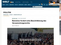 Bild zum Artikel: Nach Nazi-Konzert: Ramelow fordert eine Beschränkung des Versammlungsrechts