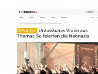 Bild zum Artikel: Unfassbares Video aus Themar: So feierten die Neonazis