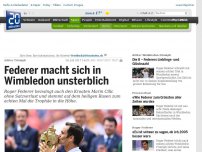 Bild zum Artikel: Wimbledon-Final: Cilics Ex-Coach sagt, wie man Federer «töten» muss