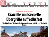 Bild zum Artikel: Mob tobt nahe Stuttgart - Krawalle und sexuelle Übergriffe auf Volksfest