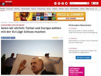 Bild zum Artikel: Land entfernt sich von der EU - Seien wir ehrlich: Türkei und Europa sollten mit der EU-Lüge Schluss machen