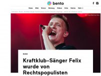 Bild zum Artikel: Kraftklub-Sänger Felix wurde von Rechtspopulisten angezeigt – weil er sie Vollidioten nannte