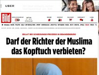 Bild zum Artikel: Brandenburger Prozess - Darf der Richter der Muslima das Kopftuch verbieten? 