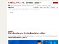 Bild zum Artikel: Los Angeles: Linkin-Park-Sänger Chester Bennington ist tot