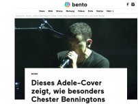 Bild zum Artikel: Dieses Adele-Cover zeigt, wie besonders Chester Benningtons Gesang war