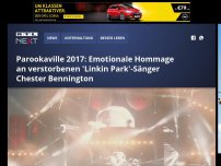Bild zum Artikel: Parookaville 2017: Emotionale Hommage an verstorbenen 'Linkin Park'-Sänger Chester Bennington