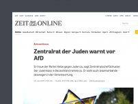 Bild zum Artikel: Anti: Zentralrat der Juden warnt vor AfD