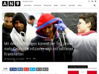 Bild zum Artikel: Mit den Flüchtlingen kommt der Tod: Immer mehr Deutsche infizieren sich mit seltenen Krankheiten