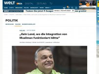 Bild zum Artikel: Viktor Orbán: 'Die Frage ist, ob Europa weiterhin Europäern gehören wird'