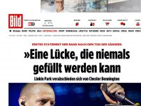 Bild zum Artikel: Abschied von Chester - »Eine Lücke, die niemals gefüllt werden kann