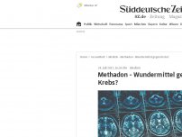 Bild zum Artikel: Methadon -  Wundermittel gegen Krebs?