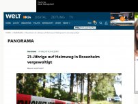 Bild zum Artikel: In Waldstück gezerrt: 21-Jährige auf Heimweg in Rosenheim vergewaltigt