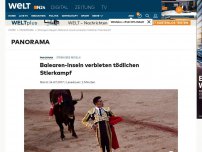 Bild zum Artikel: Strengere Regeln: Balearen-Inseln verbieten tödlichen Stierkampf