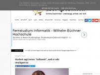 Bild zum Artikel: Student sagt immer 'kafkaesk', weil er sehr intelligent ist