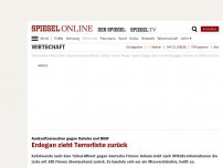 Bild zum Artikel: Auskunftsersuchen gegen Daimler und BASF: Erdogan zieht Terrorliste zurück