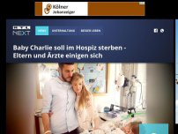 Bild zum Artikel: Darf Charlie zuhause sterben? - Juristischer Streit um todkrankes Baby nimmt kein Ende