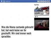 Bild zum Artikel: Was die Mama zustande gebracht hat, hat noch keine vor ihr geschafft. Wir sind immer noch sprachlos