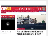 Bild zum Artikel: Fiasko! Identitären-Kapitän wegen Schlepperei in Haft