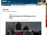 Bild zum Artikel: Dublin gilt: Das Durchwinken der Flüchtlinge hat ein Ende