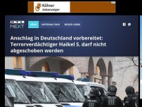 Bild zum Artikel: Anschlag in Deutschland vorbereitet: Terrorverdächtiger Haikel S. darf nicht abgeschoben werden