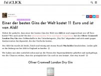 Bild zum Artikel: Einer der besten Gins der Welt kostet 11 Euro und ist von Aldi!