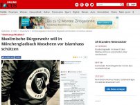 Bild zum Artikel: In Motorradkutten gegen Islamhass - Muslimische Bürgerwehr in Mönchengladbach will Moscheen schützen