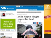 Bild zum Artikel: Rocker in Stuttgart: Hells Angels klagen gegen das Land