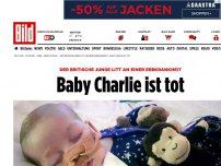 Bild zum Artikel: In Hospiz gestorben - Baby Charlie ist tot