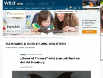 Bild zum Artikel: Studium zur TV-Serie: 'Game of Thrones' wird zum Lehrfach an der Uni Hamburg