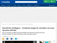 Bild zum Artikel: News: Künstliche Intelligenz - Facebook stoppt KI, nachdem sie neue Sprache erfindet