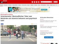 Bild zum Artikel: Messerangriff in Hamburg - Innensenator: Mutmaßlicher Täter war Behörden als Islamist bekannt und psychisch labil