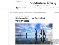 Bild zum Artikel: Kinder sollen in den Ferien Zeit verschwenden