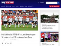 Bild zum Artikel: Halbfinale! ÖFB-Frauen besiegen Spanien im Elfmeterschießen