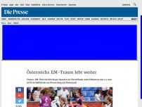 Bild zum Artikel: Österreichs EM-Traum lebt weiter