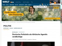 Bild zum Artikel: Geheimdienste: Deutsche Polizistin als türkische Agentin verdächtigt