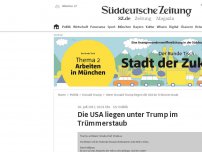 Bild zum Artikel: Die USA liegen unter Trump im Trümmerstaub