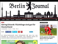 Bild zum Artikel: Göring-Eckardt: Flüchtlinge sind gut für Deutschland