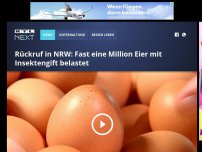 Bild zum Artikel: Rückruf in NRW: Fast eine Million Eier mit Insektengift belastet
