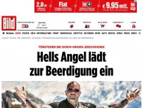Bild zum Artikel: Disko-Drama in Konstanz - Hells Angel lädt zur Beerdigung ein