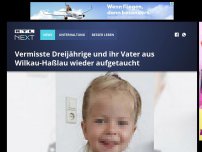 Bild zum Artikel: Vermisste Dreijährige und ihr Vater aus Wilkau-Haßlau wieder aufgetaucht